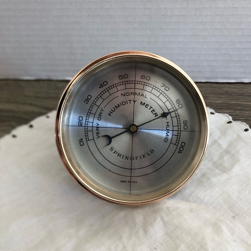 Vtg Springfield Instrument Co. Humidity Meter